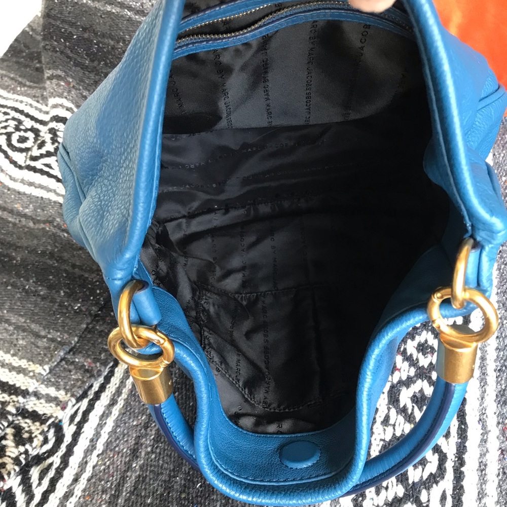 Marc By Marc Jacobs Too Hot To Handle Blue Crossbody Bag - Picture 8 of 16